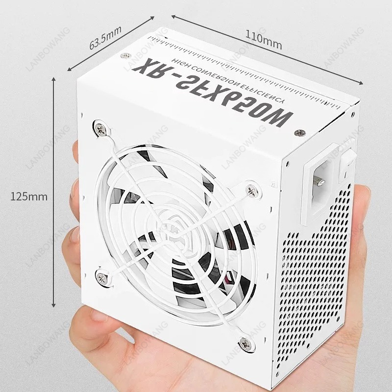 750W Sfx Fully Modular Power Supply - Witte SFX Volledig Modulaire PSU 550W